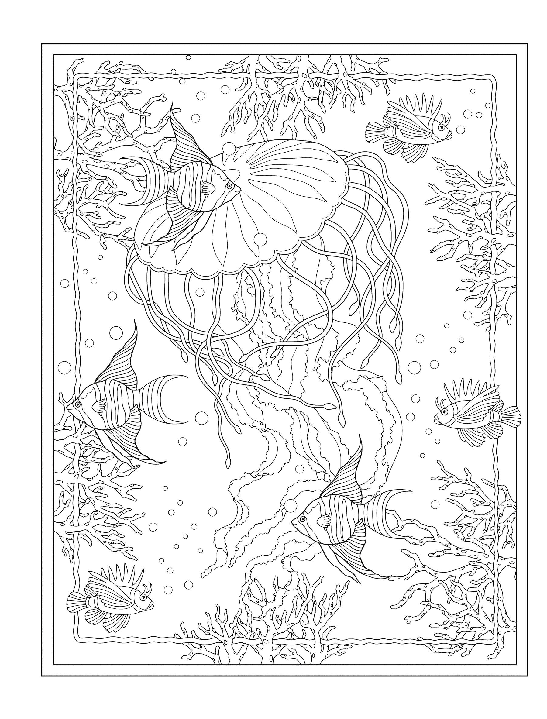 Creative Haven® Coloring Book: Enchanting Oceans