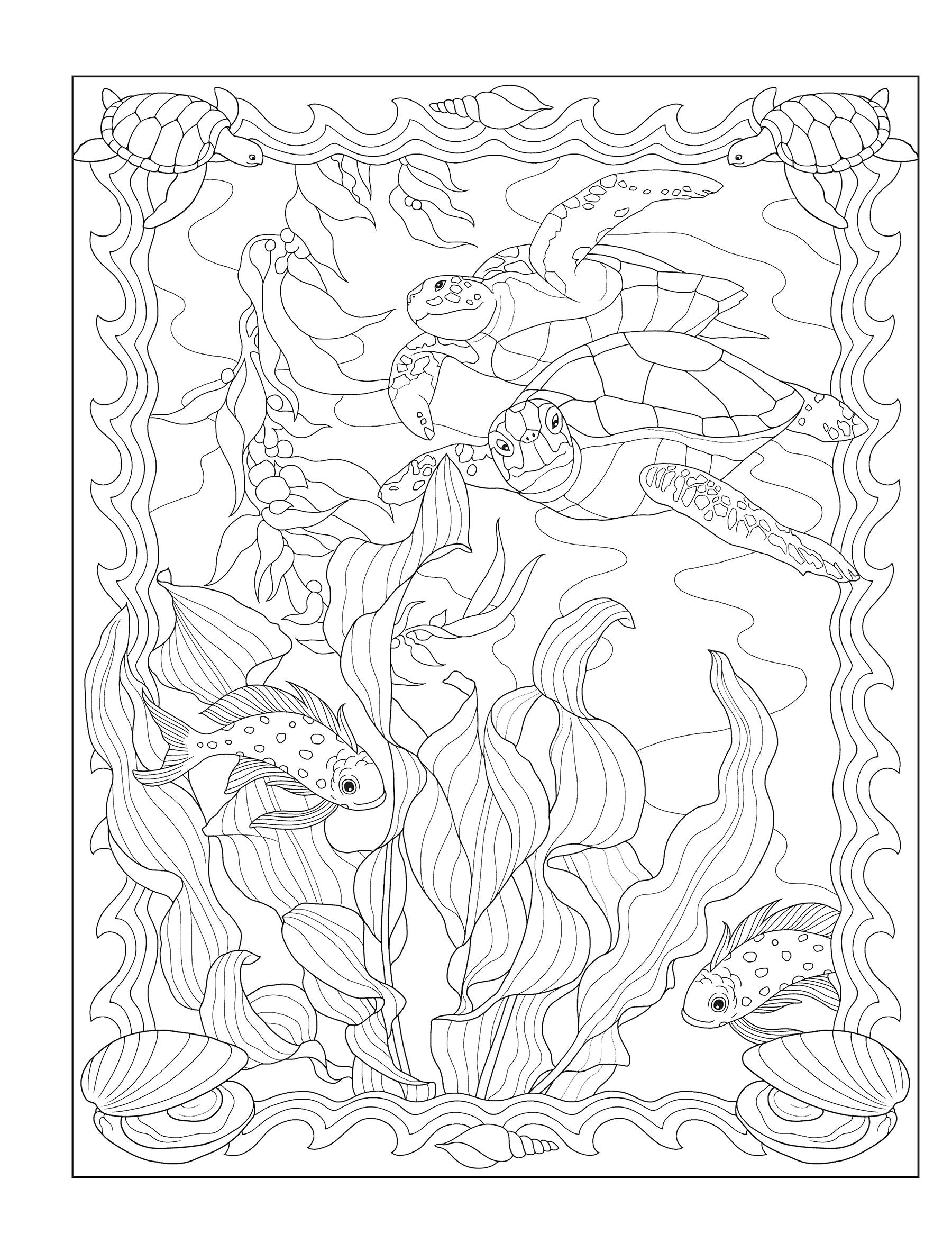 Creative Haven® Coloring Book: Enchanting Oceans