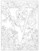 Creative Haven® Coloring Book: Beautiful Floral Alphabet Designs