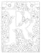 Creative Haven® Coloring Book: Beautiful Floral Alphabet Designs
