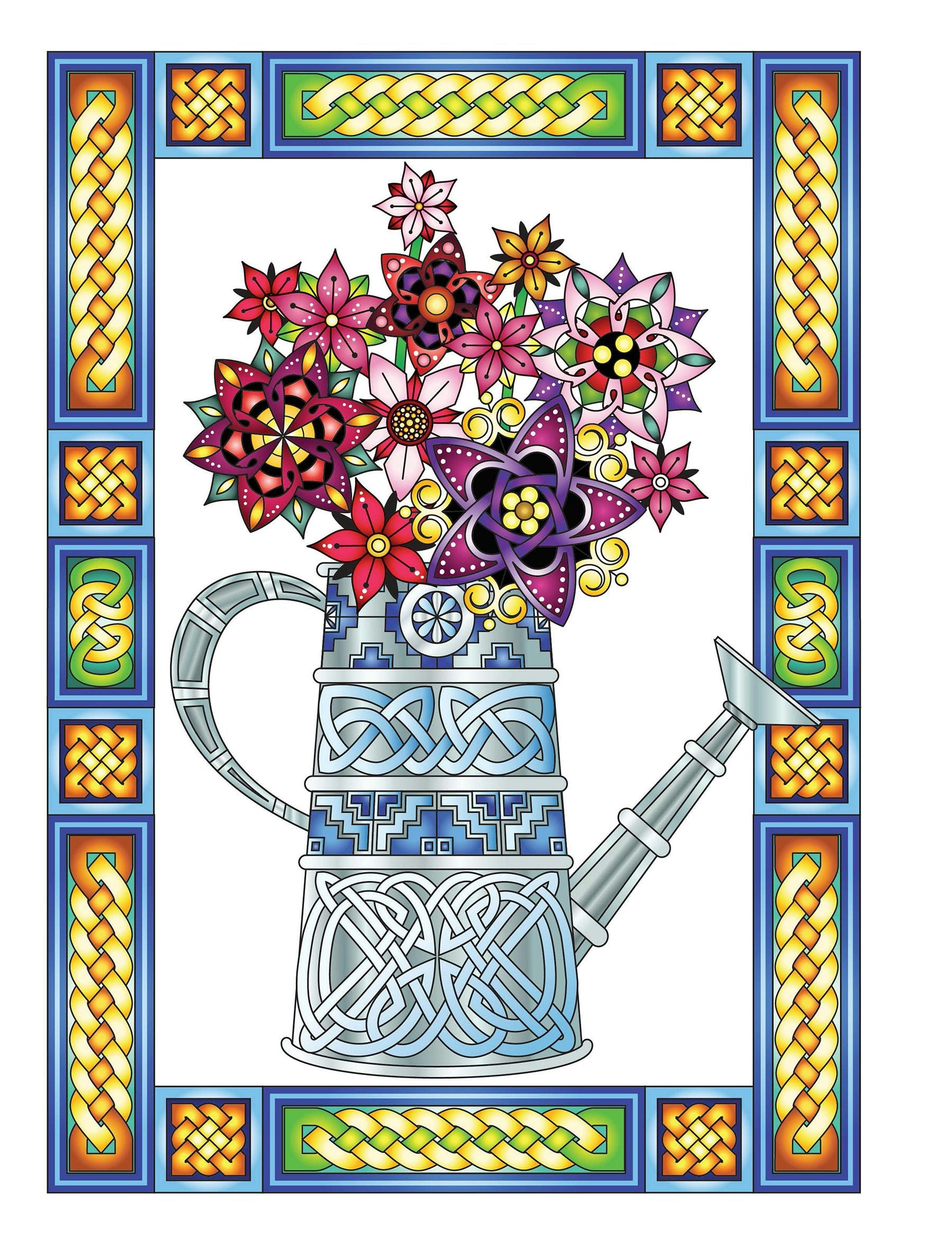 Creative Haven® Coloring Book: Celtic Gardens