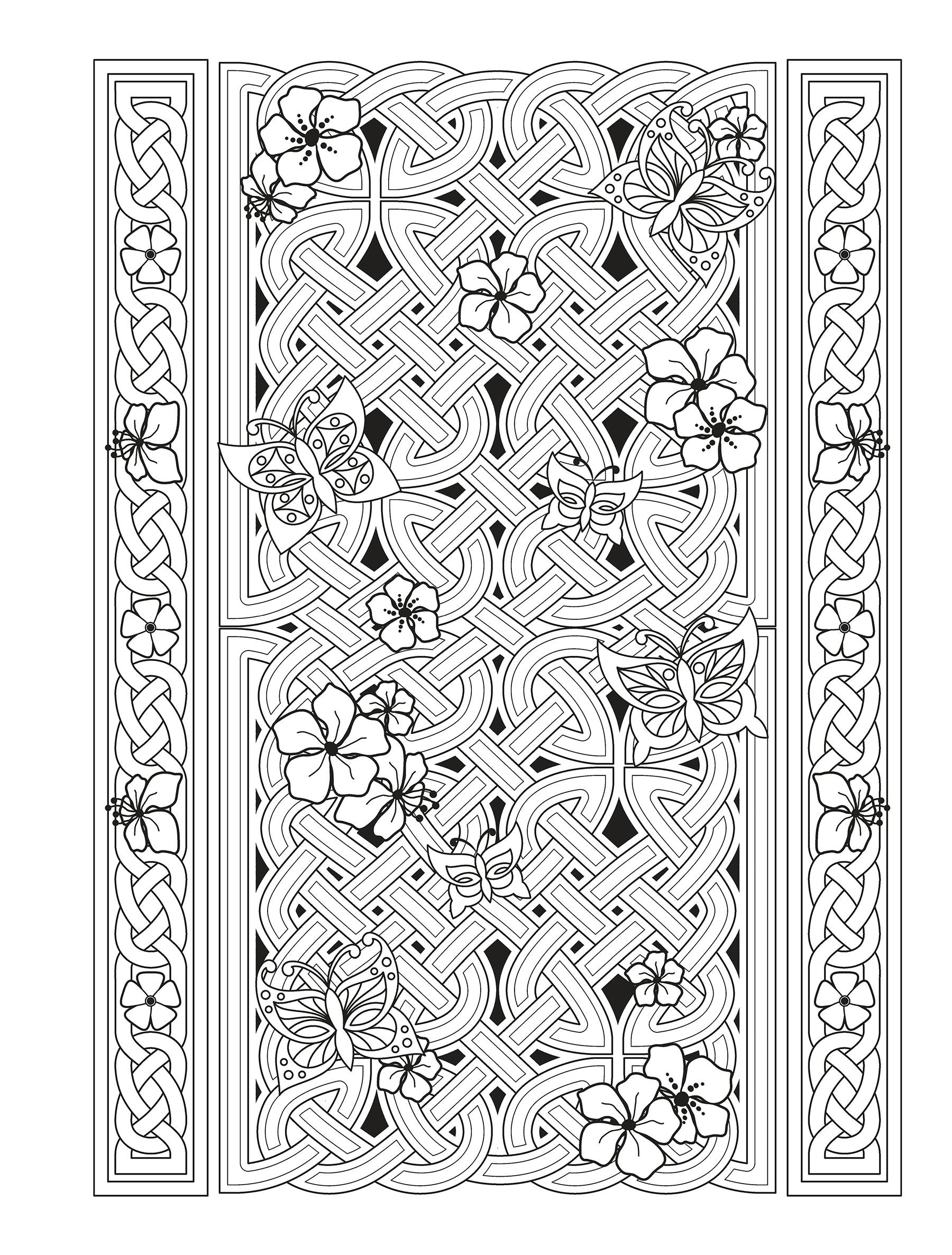 Creative Haven® Coloring Book: Celtic Gardens