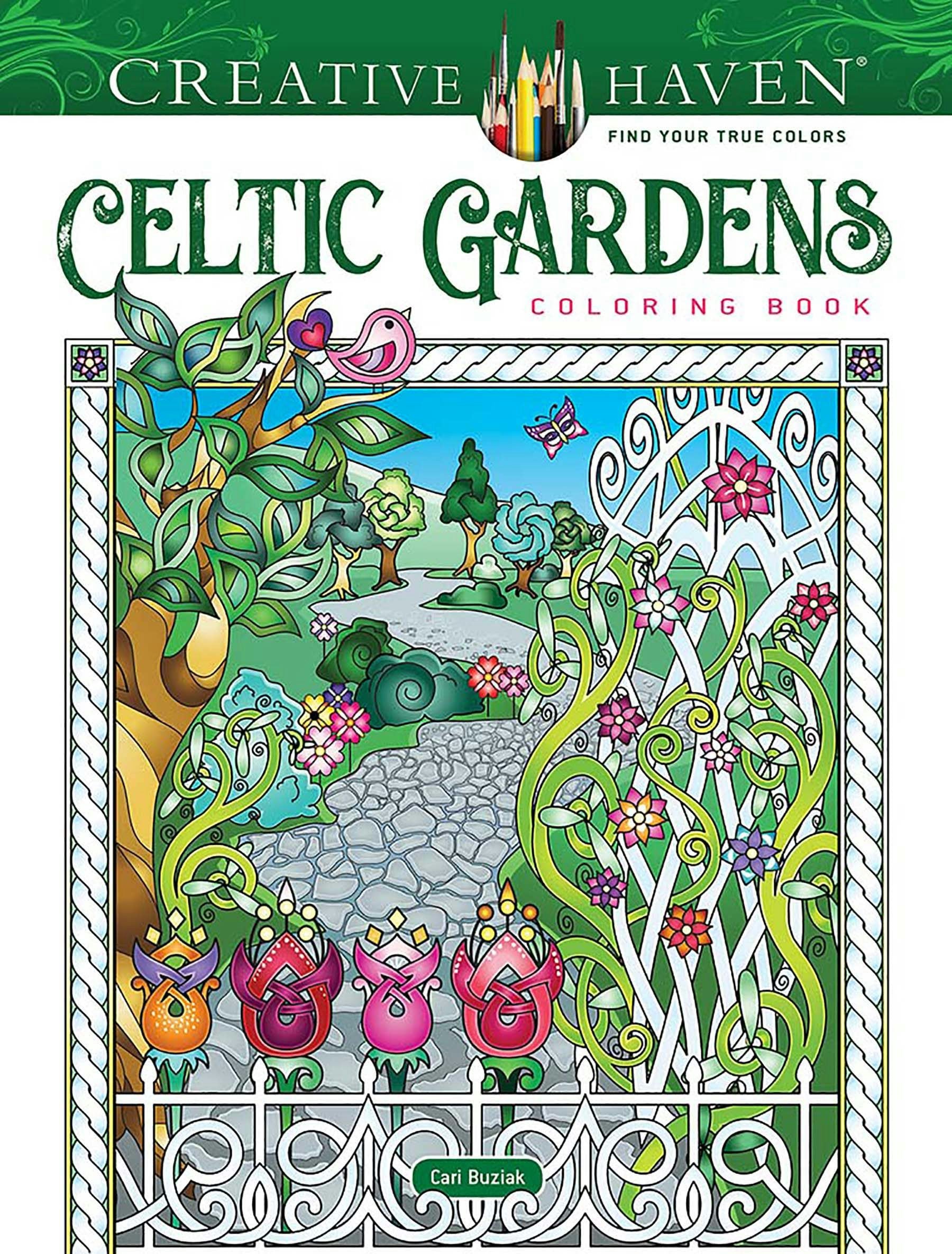 Creative Haven® Coloring Book: Celtic Gardens