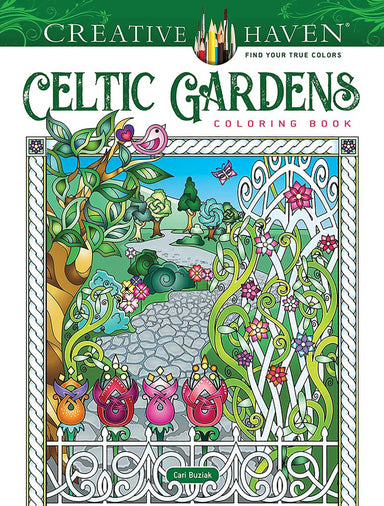Creative Haven® Coloring Book: Celtic Gardens