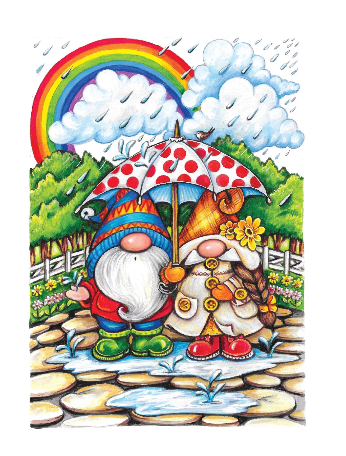 Creative Haven® Coloring Book: Gnome Sweet Gnome