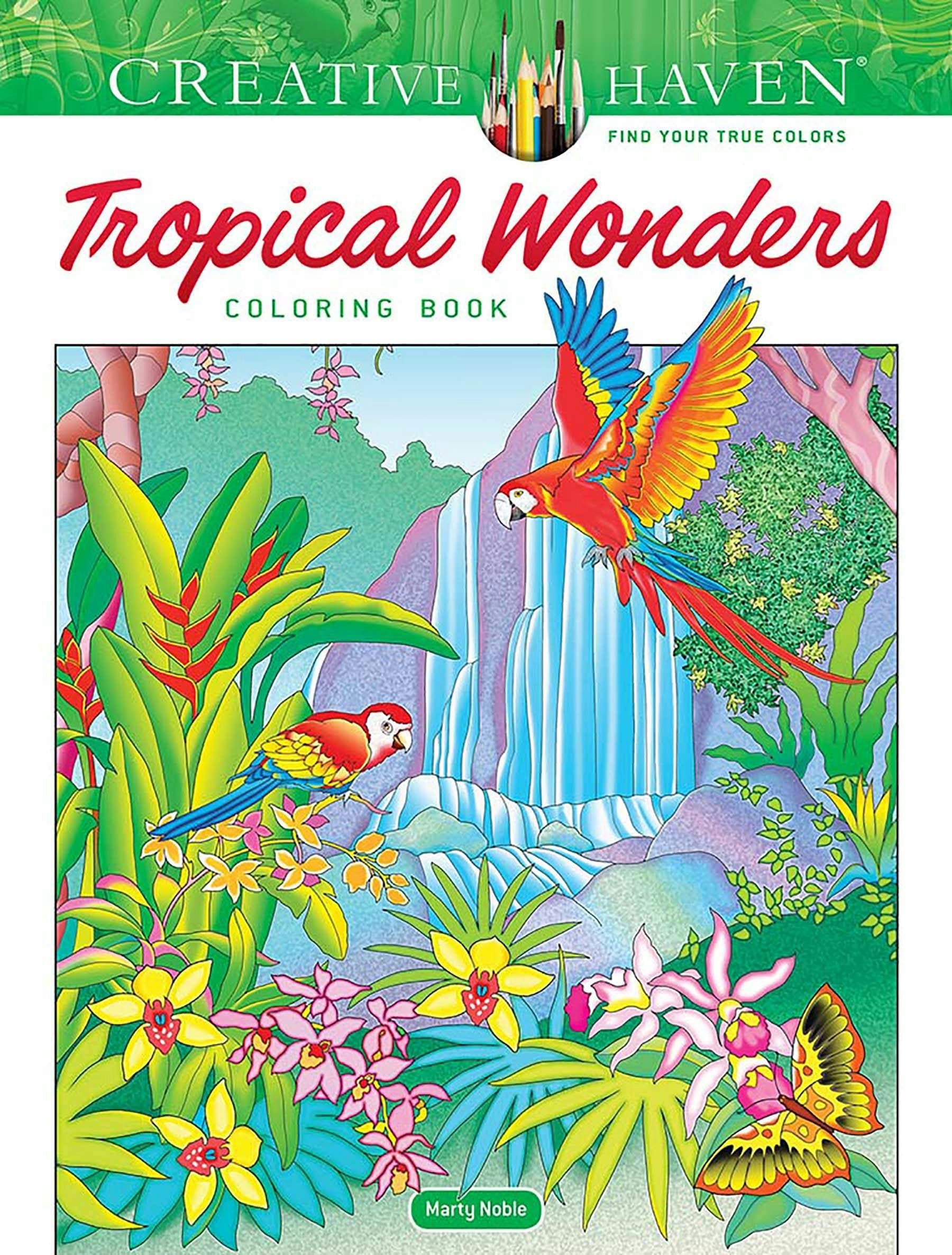 Creative Haven® Coloring Book: Tropical Wonders