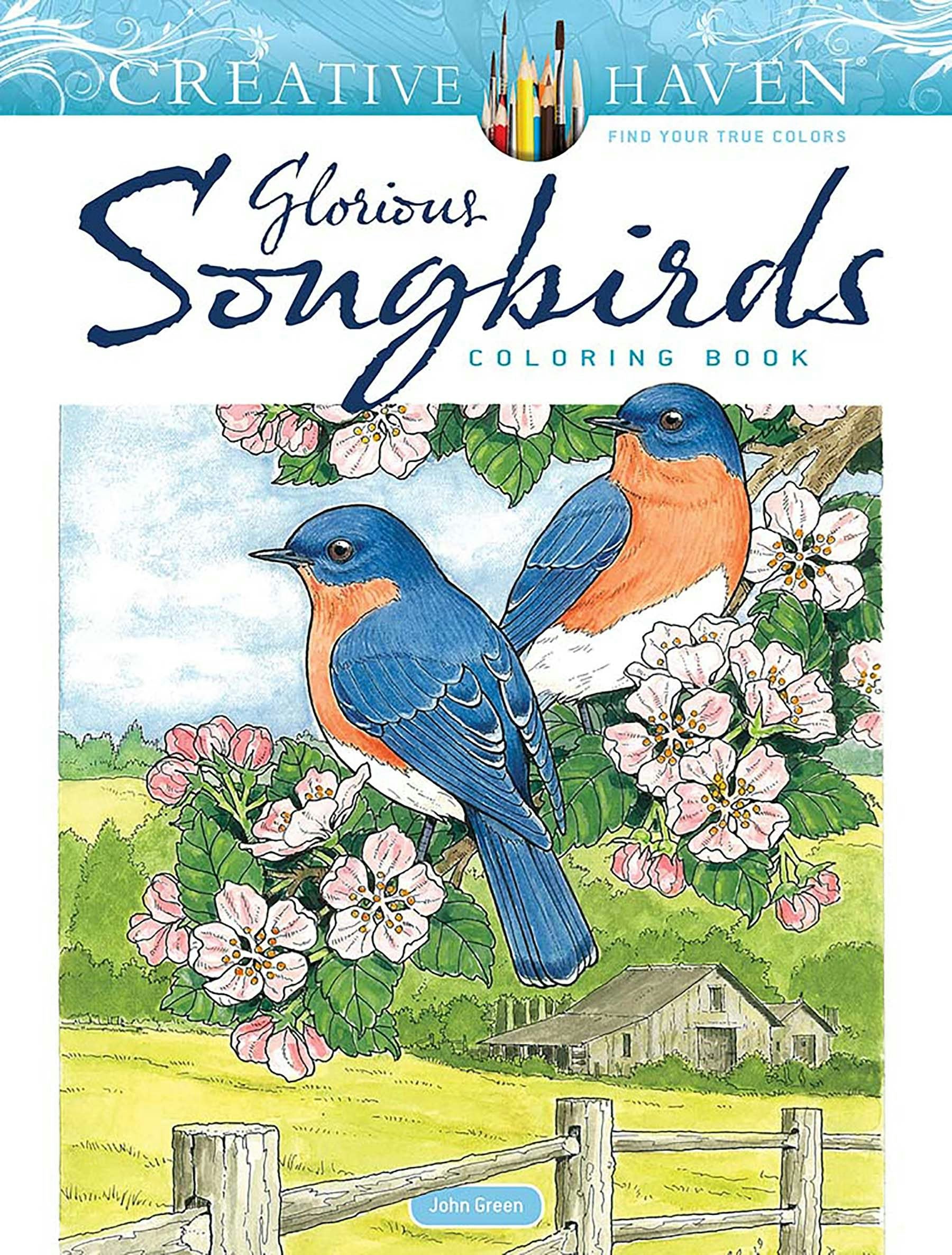 Creative Haven® Coloring Book: Glorious Songbirds
