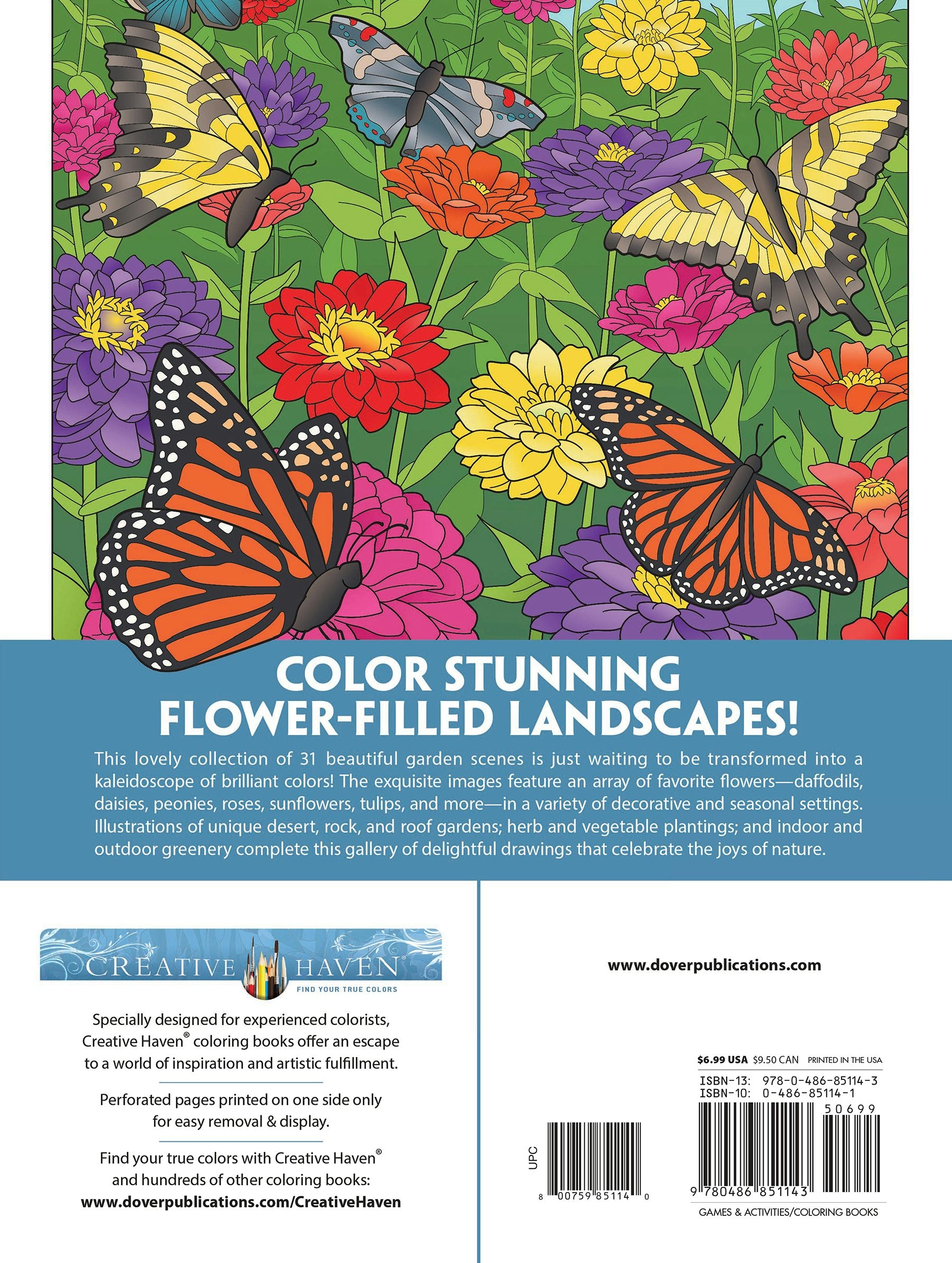 Creative Haven® Coloring Book: Gorgeous Gardens