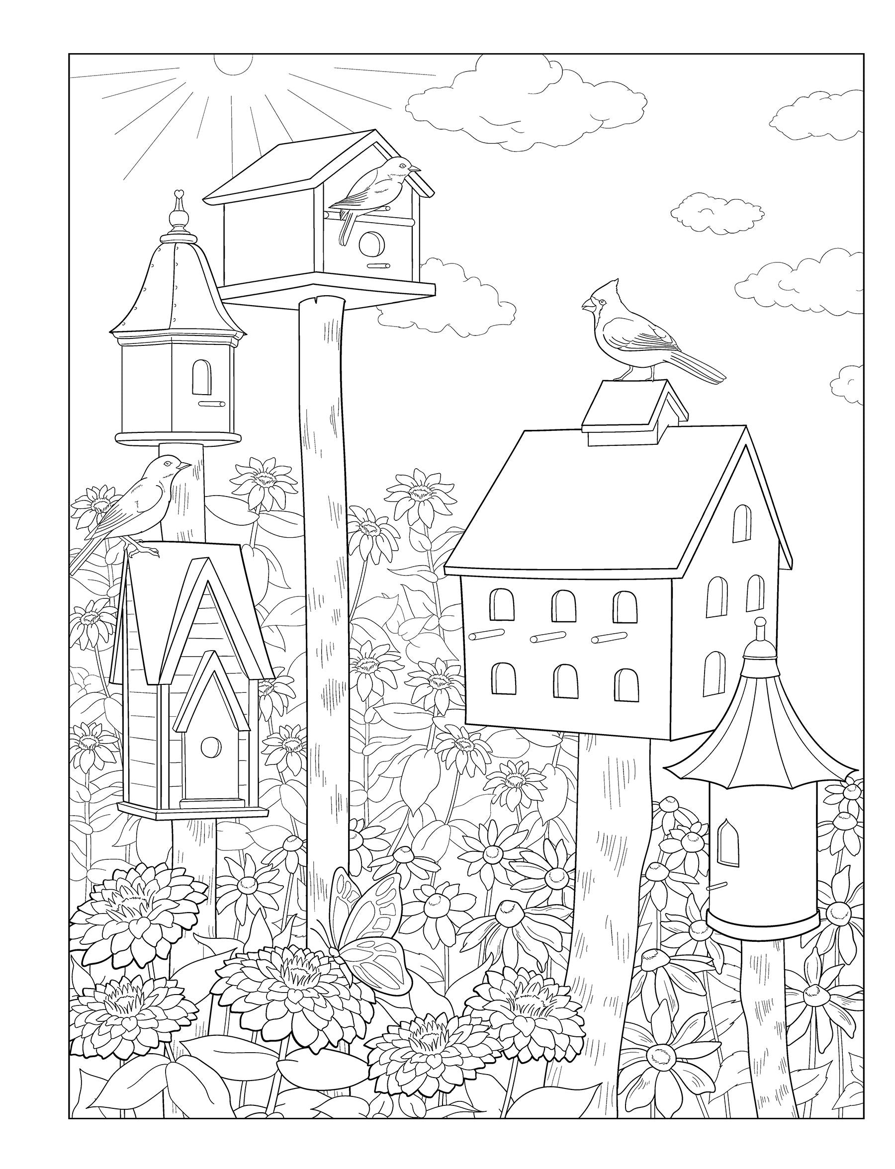 Creative Haven® Coloring Book: Gorgeous Gardens