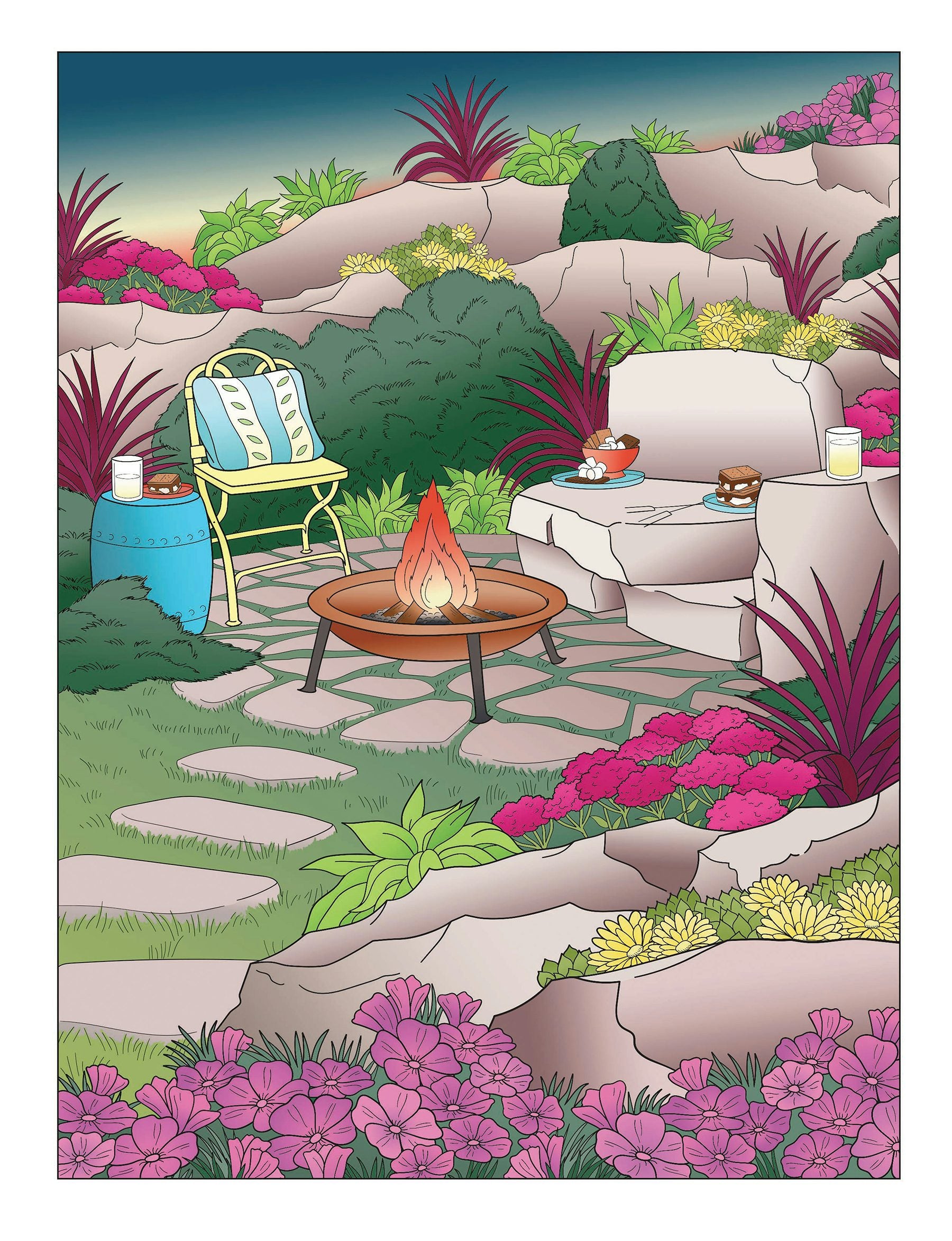 Creative Haven® Coloring Book: Gorgeous Gardens