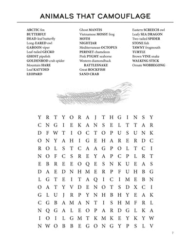 Nature Lovers' Word Search Puzzles