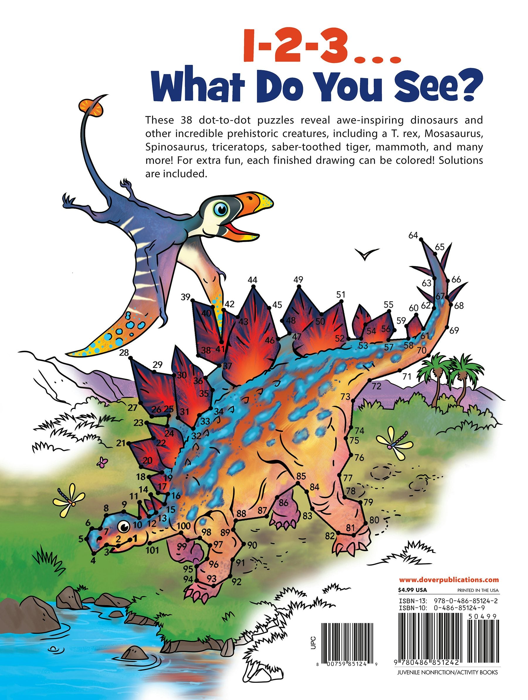 DVR Dinosaurs and Prehistoric Animals Dot-to-Dot Fun!