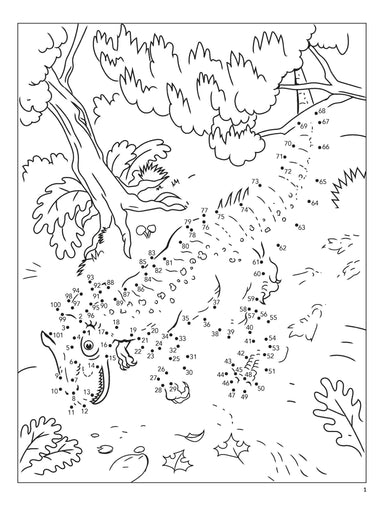 DVR Dinosaurs and Prehistoric Animals Dot-to-Dot Fun!