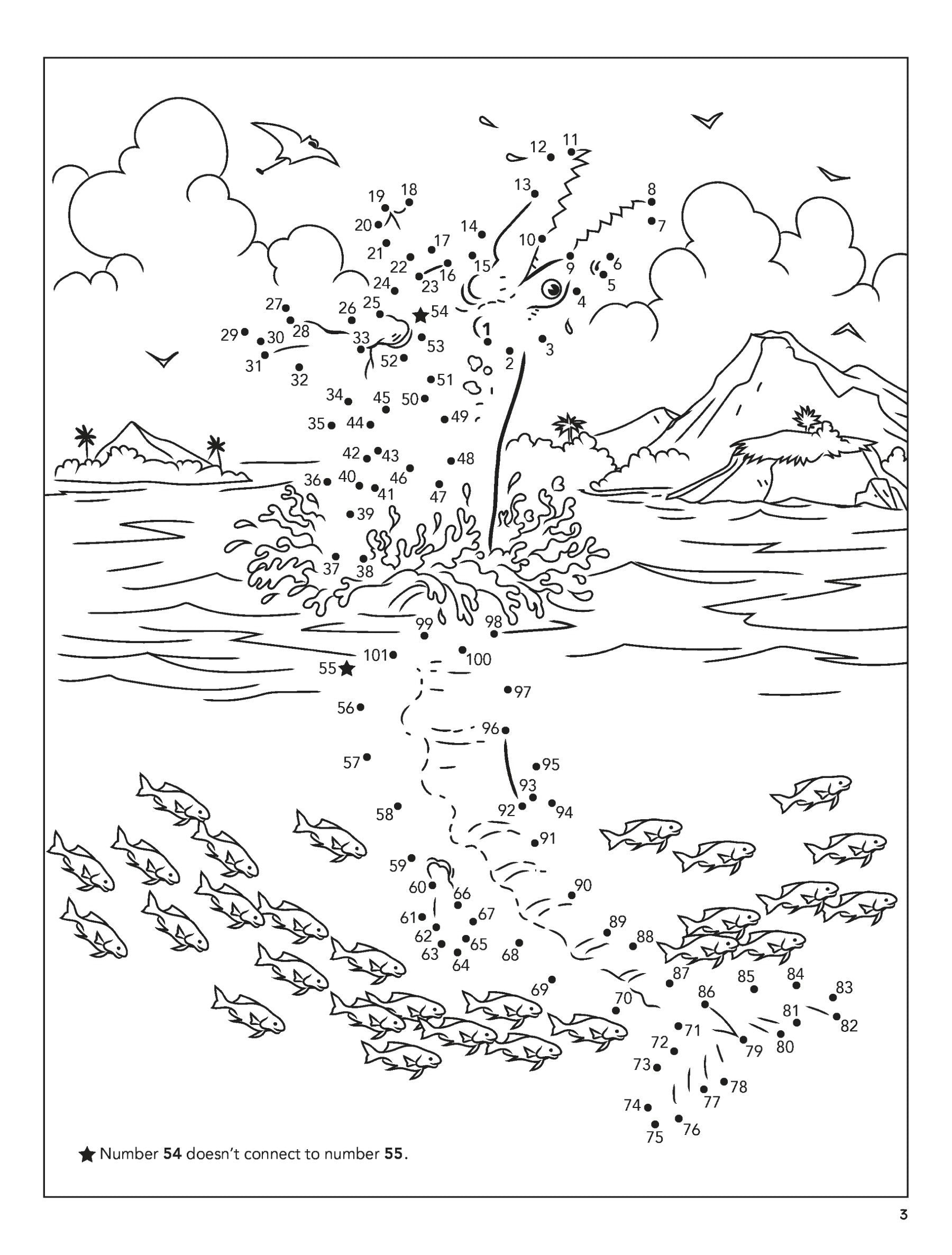 DVR Dinosaurs and Prehistoric Animals Dot-to-Dot Fun!