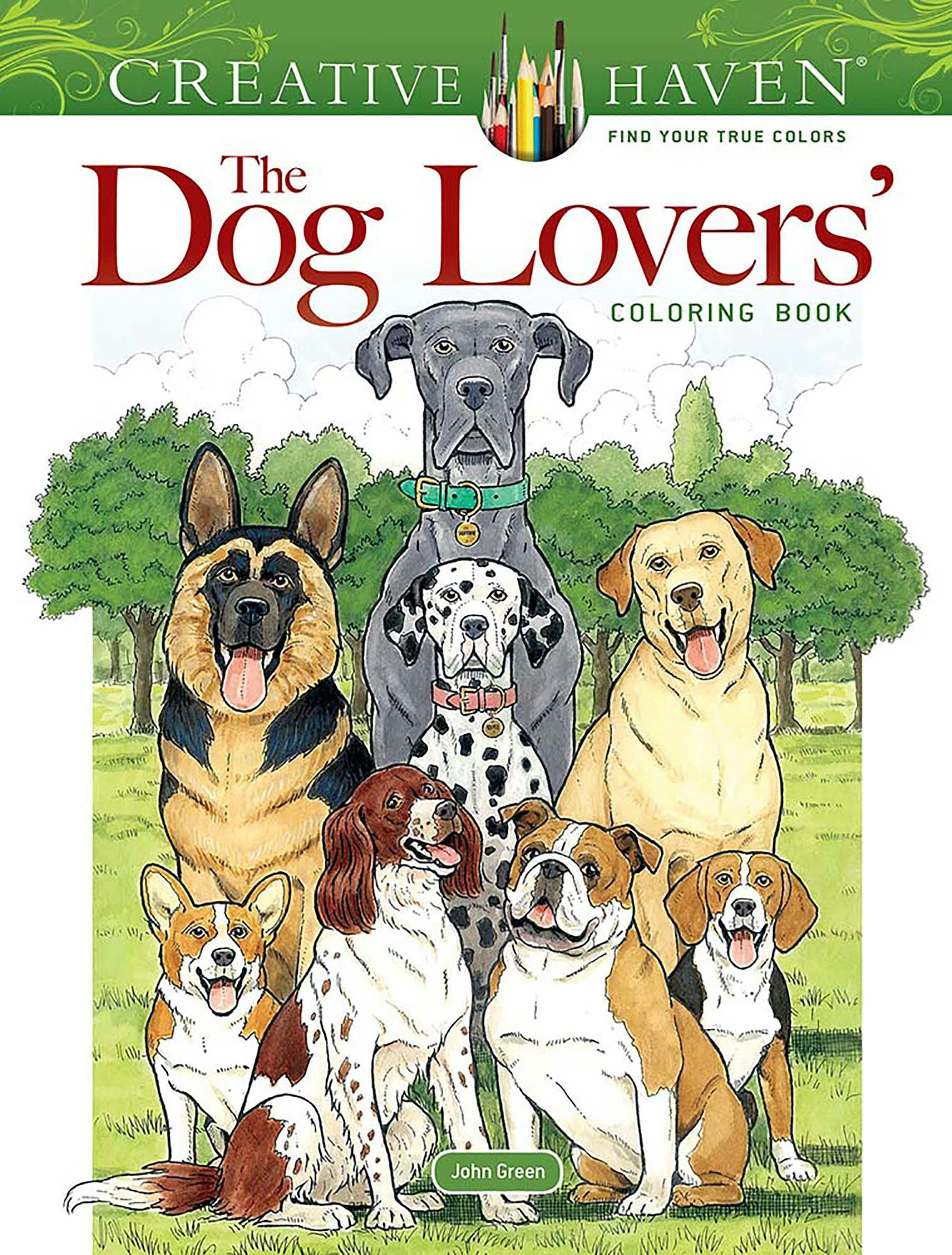DVR Creative Haven® Coloring Book: Dog Lovers' Coloring Book