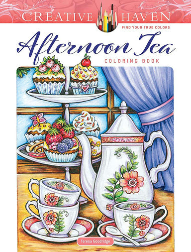 DVR Creative Haven® Coloring Book: Afternoon Tea
