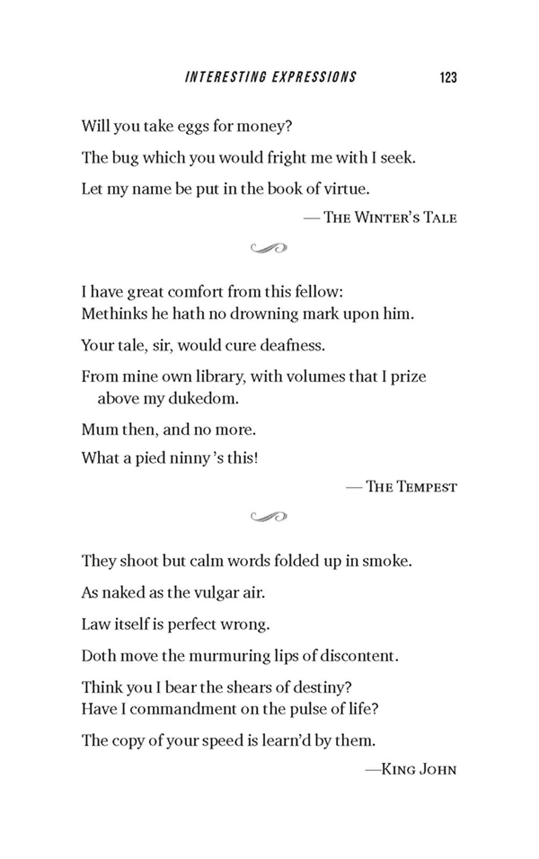 Slang from Shakespeare