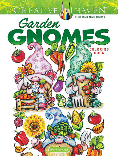 Creative Haven® Coloring Book: Garden Gnomes