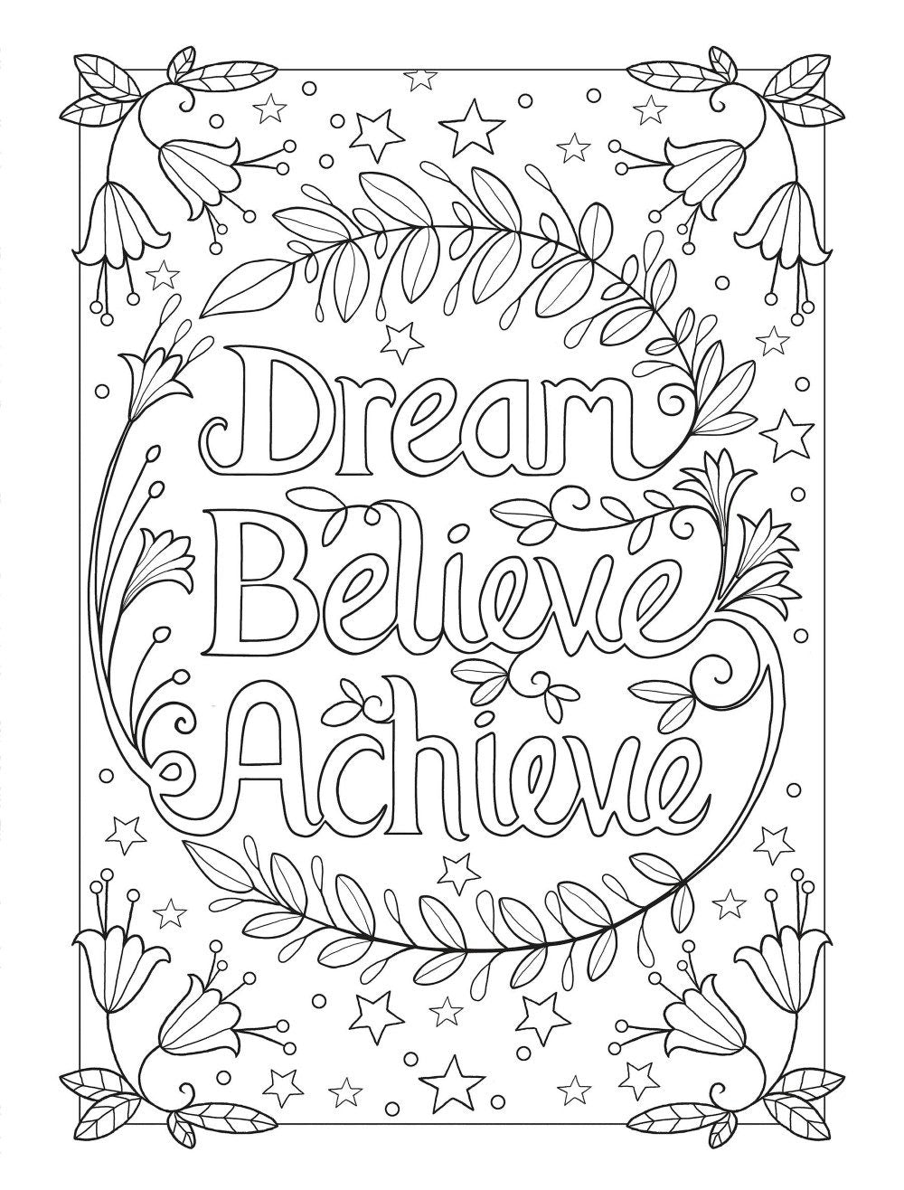 Dream: Relaxing Images to Color