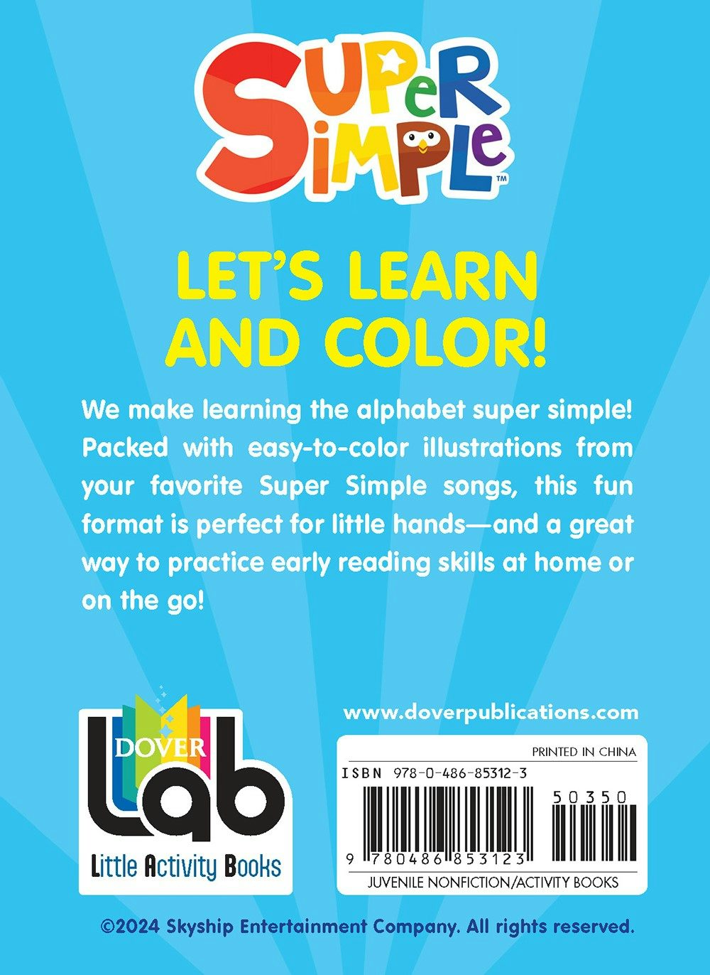 DVR Super Simple Color Your ABCs