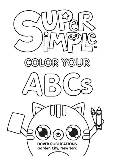 DVR Super Simple Color Your ABCs