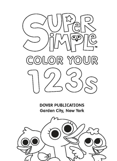 DVR Super Simple Color Your 123s