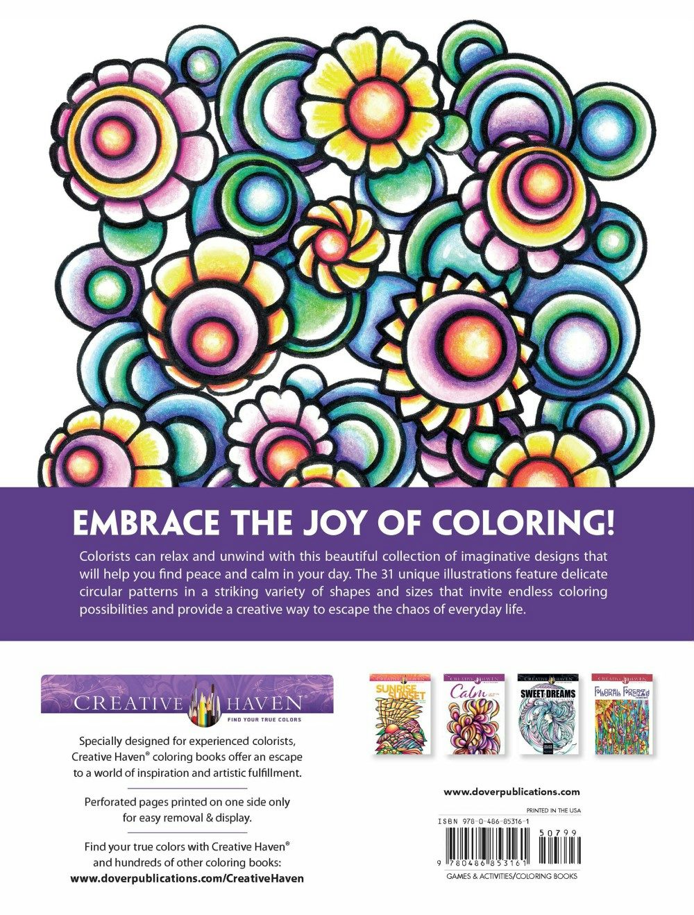 DVR Creative Haven® Coloring Book: Harmony