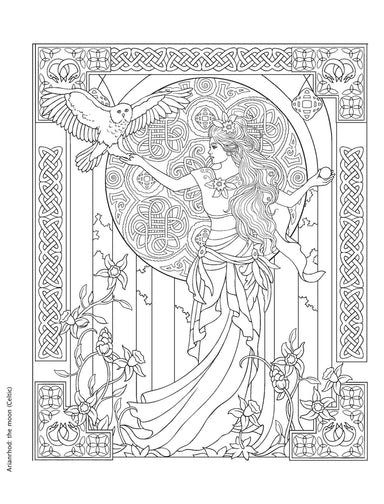 Creative Haven® Coloring Book: Gorgeous Goddesses