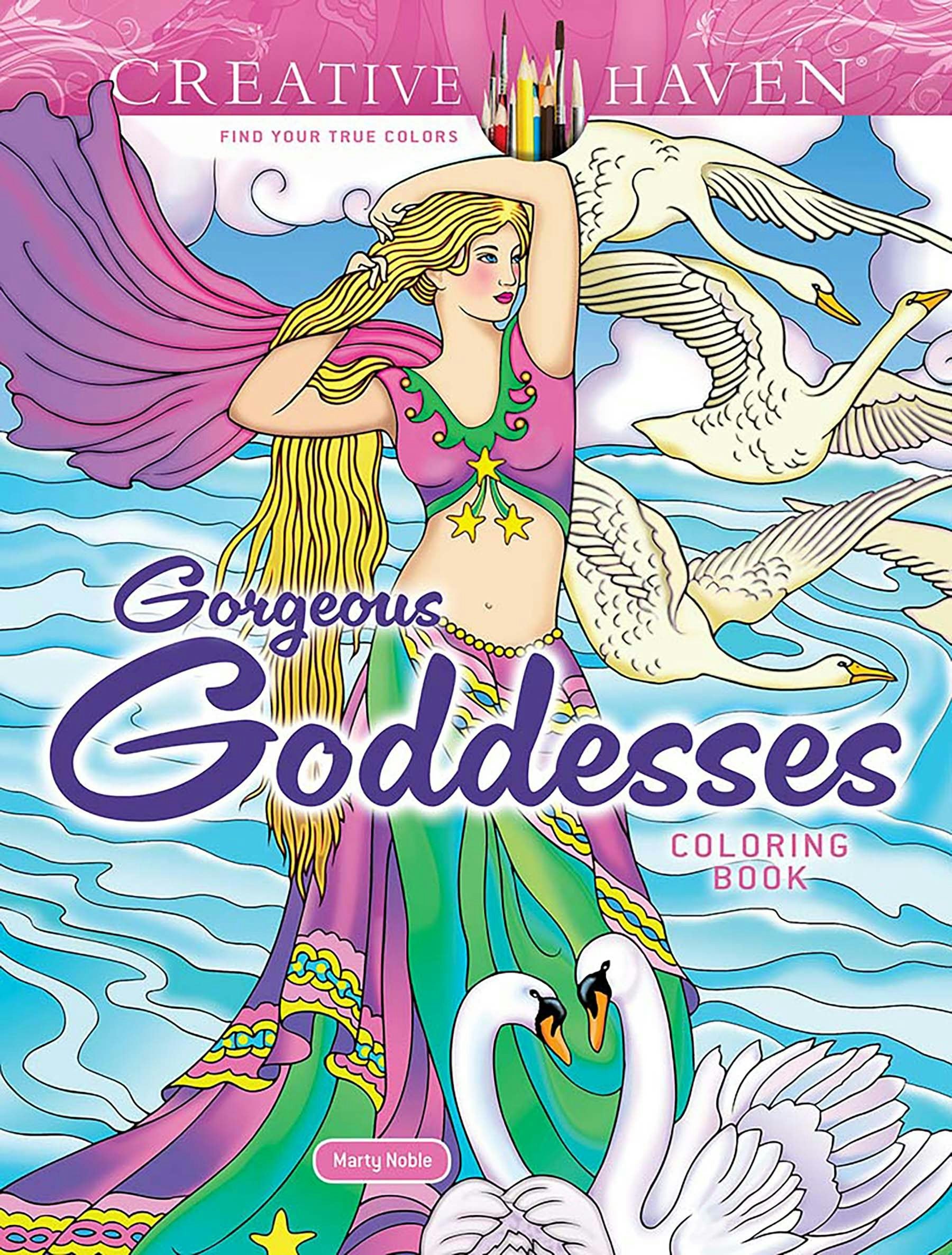 Creative Haven® Coloring Book: Gorgeous Goddesses