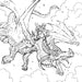 Dragon Riders: A Fantasy Coloring Book