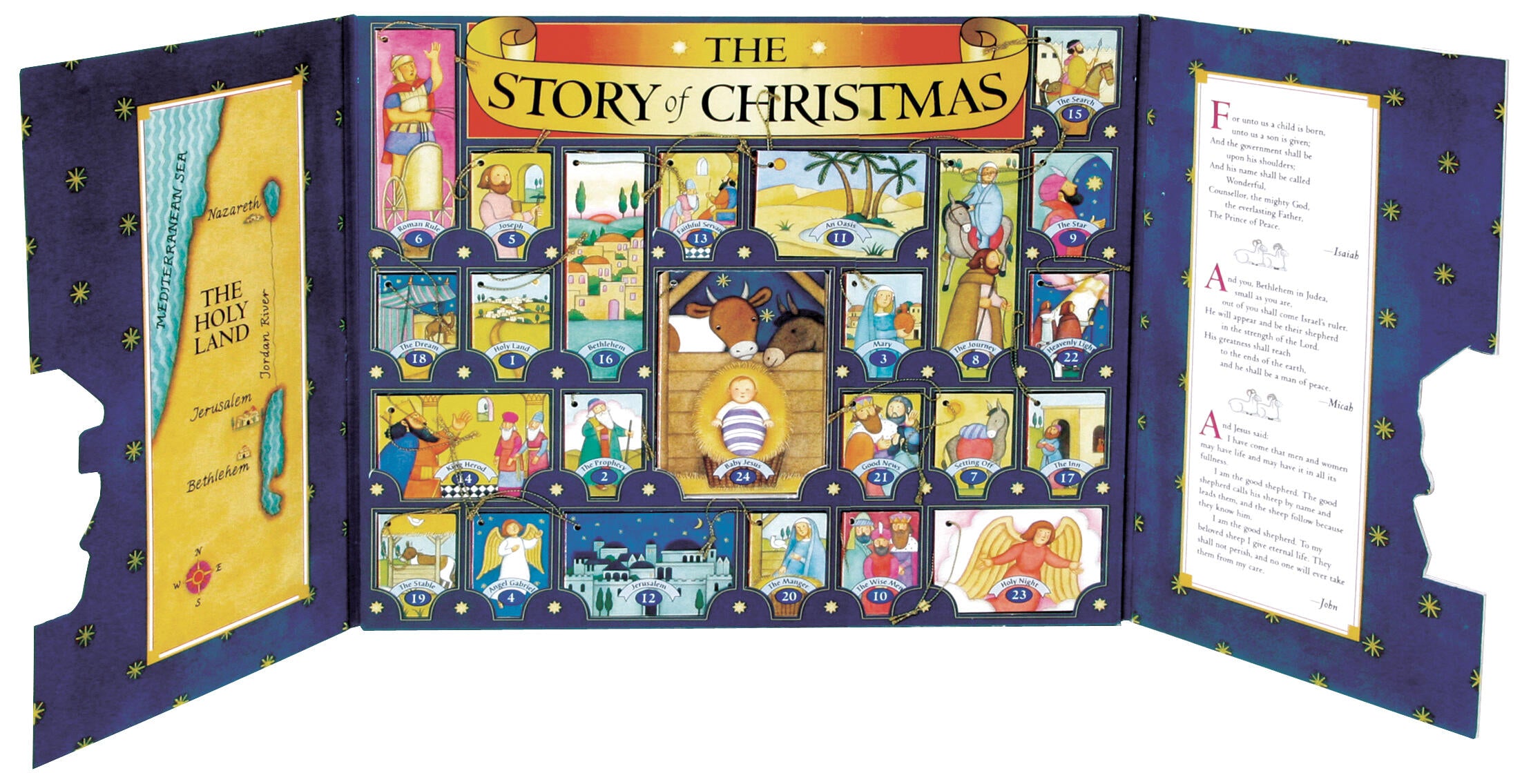 WRK The Story of Christmas Story Book Set and Advent Calendar