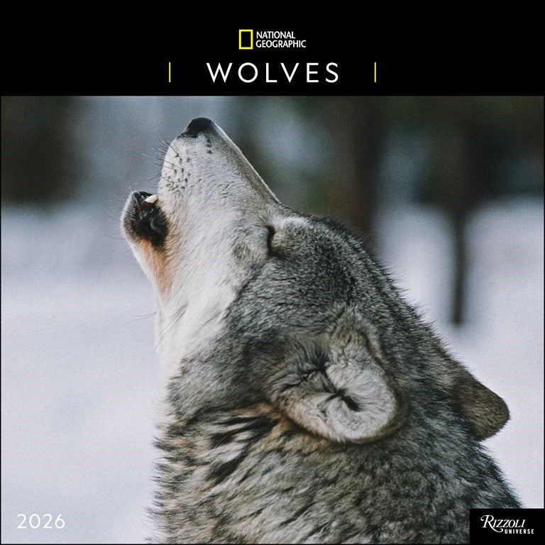 National Geographic: Wolves 2026 Wall Calendar