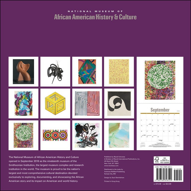 The National Museum of African American History and Culture 2026 Wall Calendar