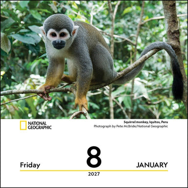 National Geographic Nature 2027 Day-to-Day Calendar