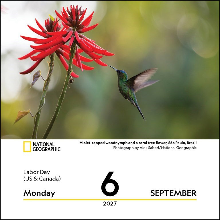 National Geographic Nature 2027 Day-to-Day Calendar