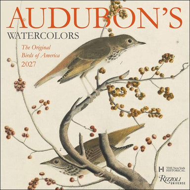 RZZLI Audubon’s Watercolors 2027 Wall Calendar