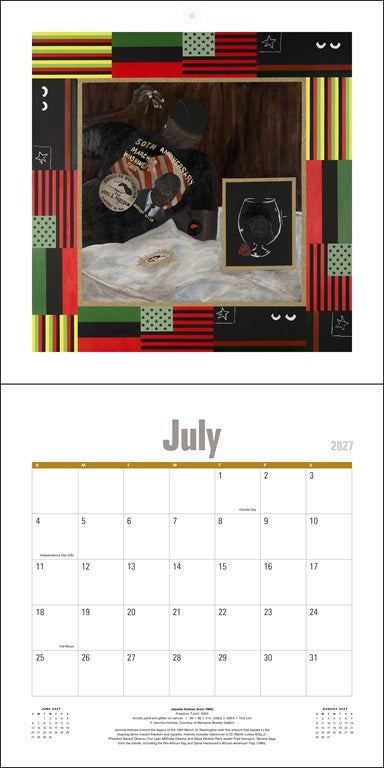RZZLI National Museum of African American History and Culture 2027 Wall Calendar
