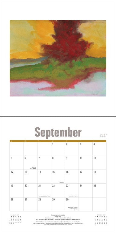 RZZLI National Museum of African American History and Culture 2027 Wall Calendar