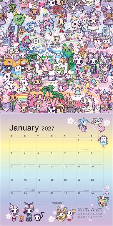 RZZLI tokidoki™ 2027 Wall Calendar