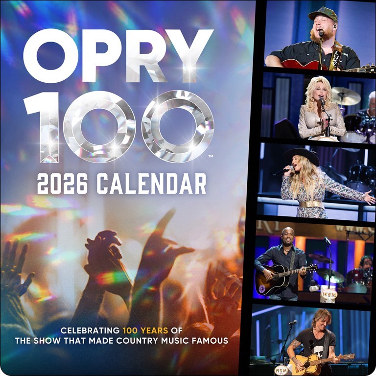 Opry 100 2026 Wall Calendar