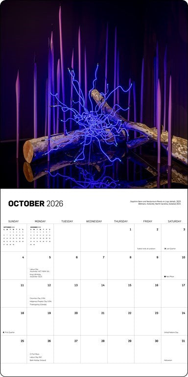 Chihuly 2026 Wall Calendar