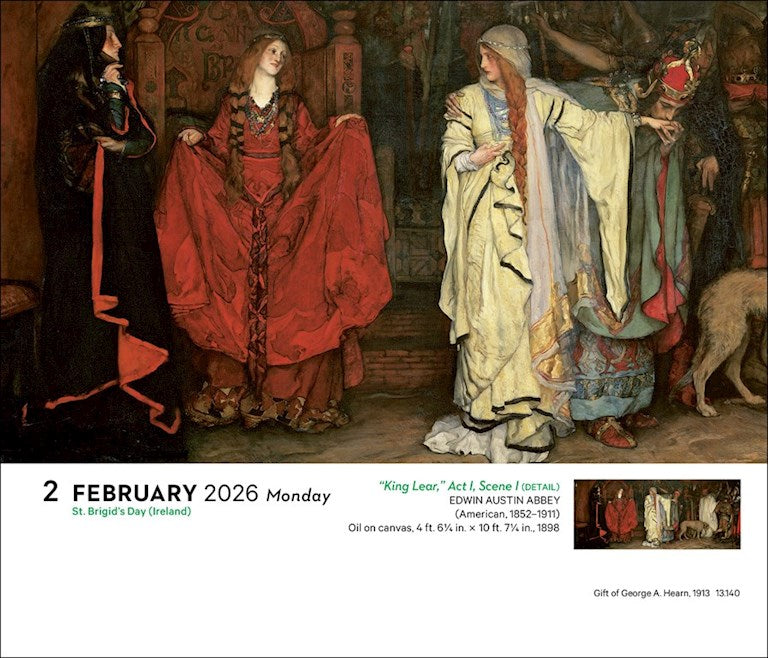 The Metropolitan Museum of Art: 2026 Page A Day 365 Days of Masterpieces Calendar