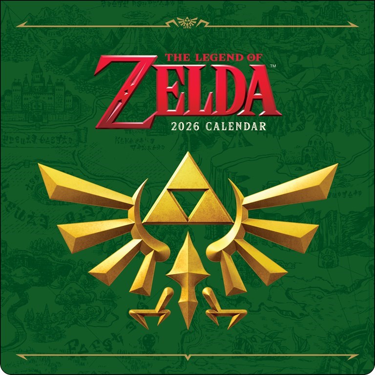 The Legend of Zelda™ 2026 Wall Calendar