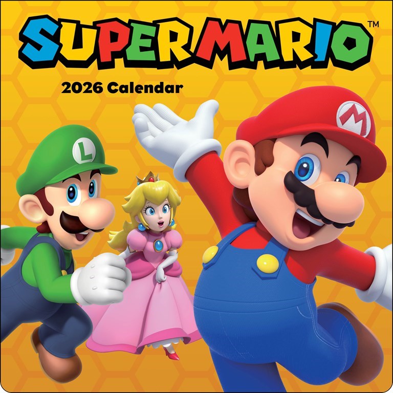 Super Mario™ 2026 Wall Calendar