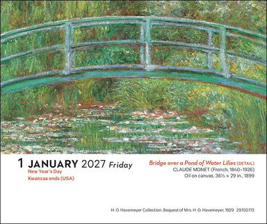 ABRMS The Met Impressionism and Post-Impressionism 2027 Day-to-Day Calendar