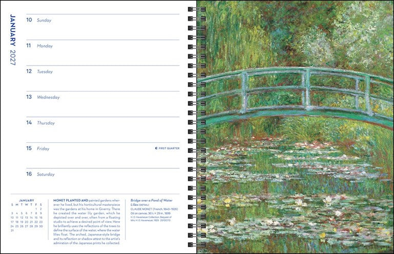 ABRMS The Met Masterpieces 12-Month 2027 Engagement Calendar