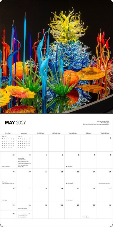 ABRMS Chihuly 2027 Wall Calendar