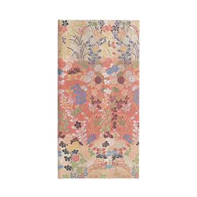Paperblanks 2024 Slim Kara-ori Japanese Kimono - Week at a Time Planner    