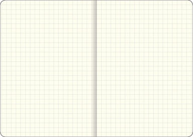 Large Black Essentials Grid Notebook