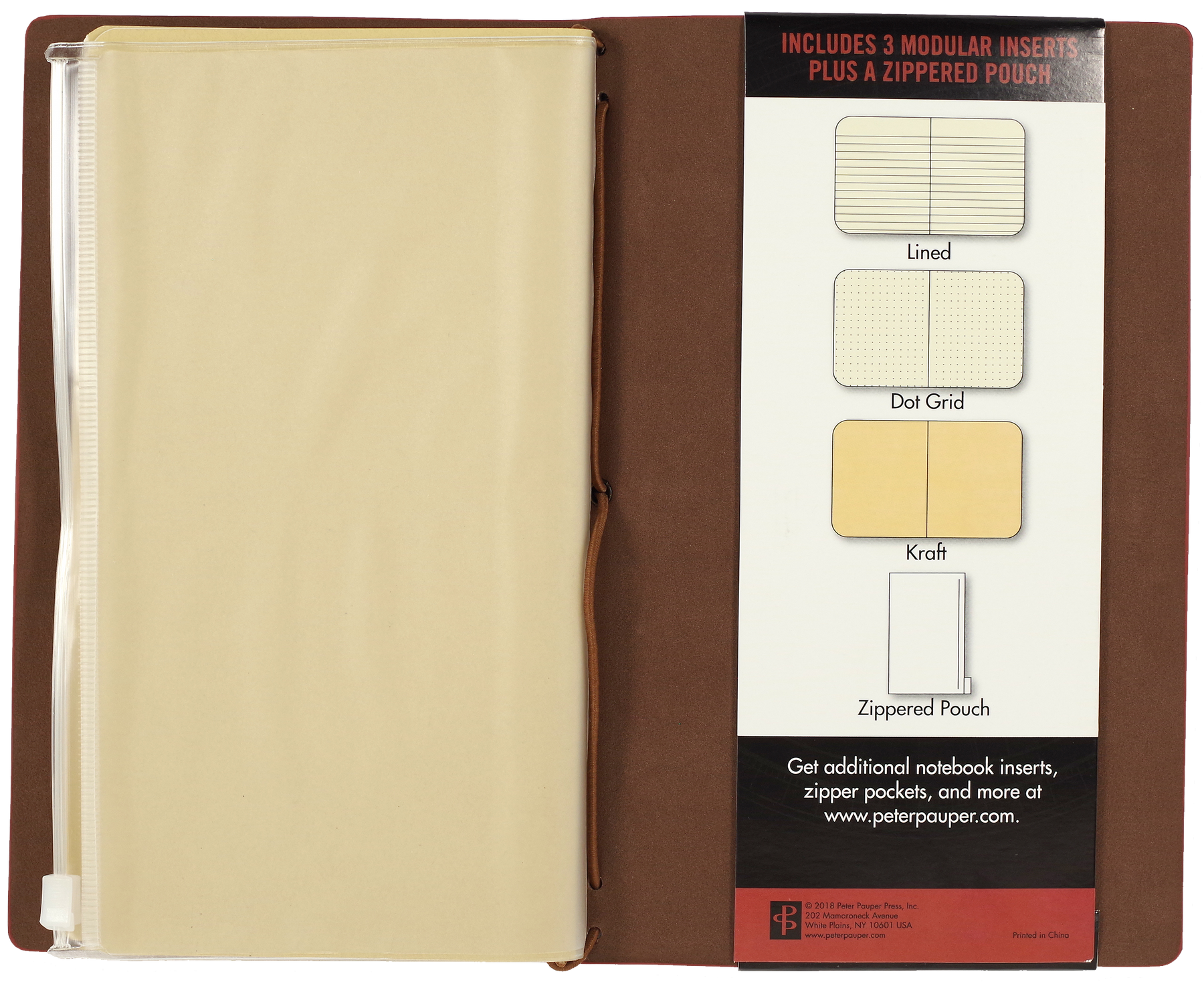 Voyager Notebook - Burgundy